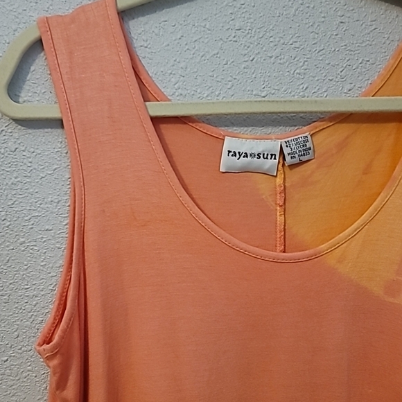 Raya Sun Tangerine Swing Bathing Suit Cover Sz L - Picture 4 of 11